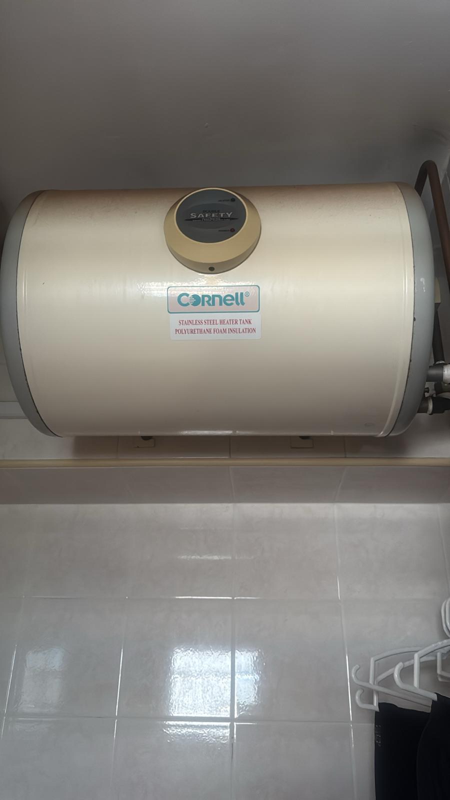 Cornell Old Heater Replacement installation in Yishun HDB, Singapore