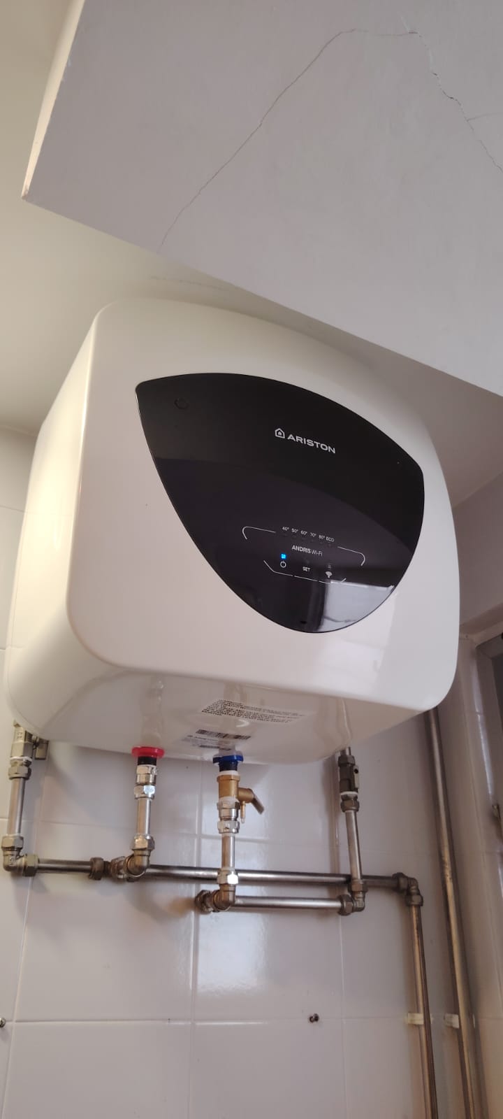 Storage Heater Fix installation in Jurong West, Singapore